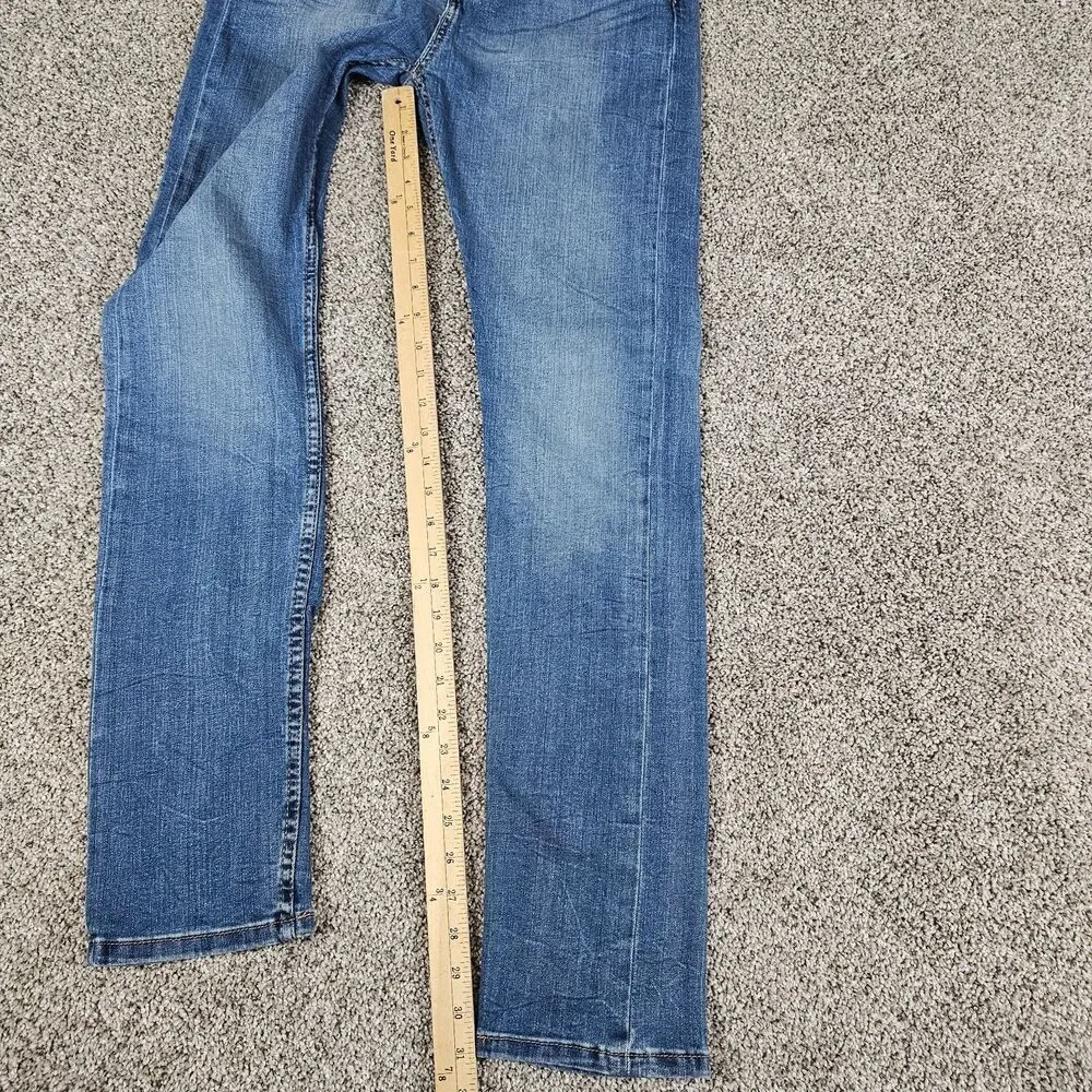 Levis 510 Jeans Mens 31x31 Slim Tapered Skinny Distressed Stretch Work Skate
